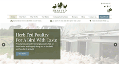 Desktop Screenshot of herbfedpoultry.co.uk