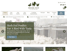 Tablet Screenshot of herbfedpoultry.co.uk